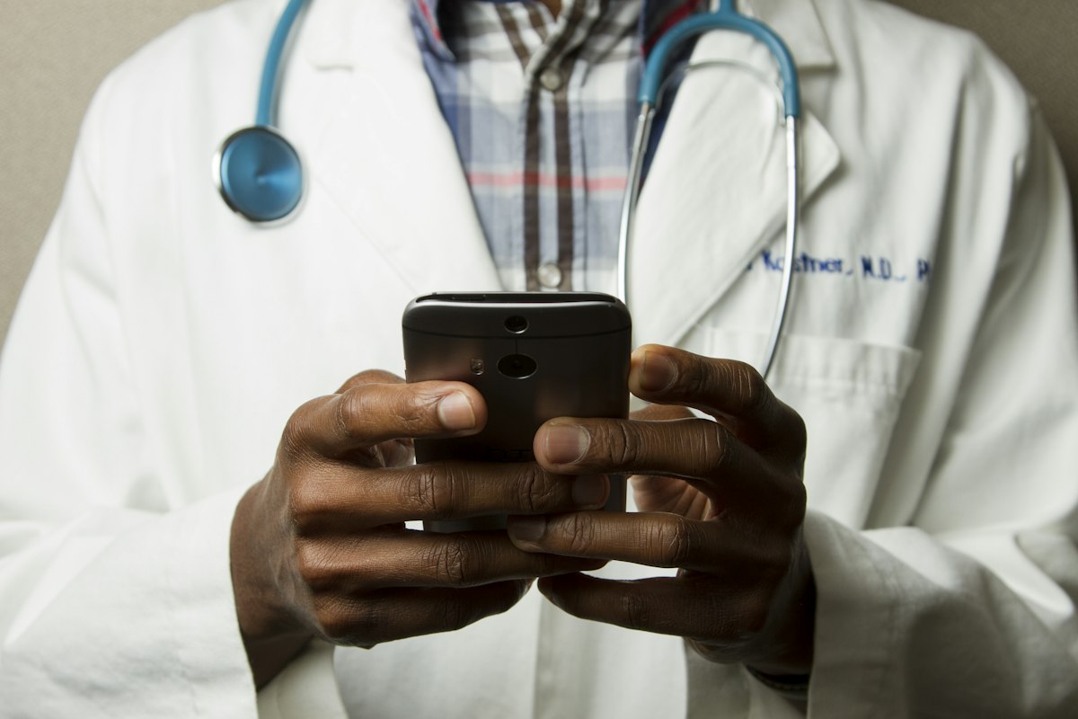 Avita Medical doctor with digital tablet